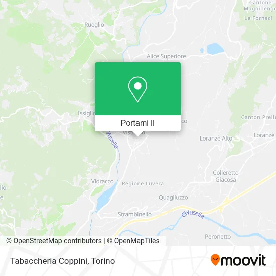 Mappa Tabaccheria Coppini