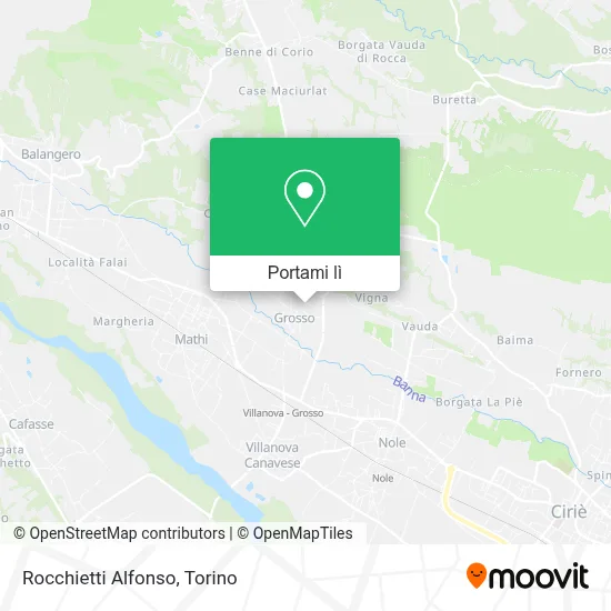 Mappa Rocchietti Alfonso
