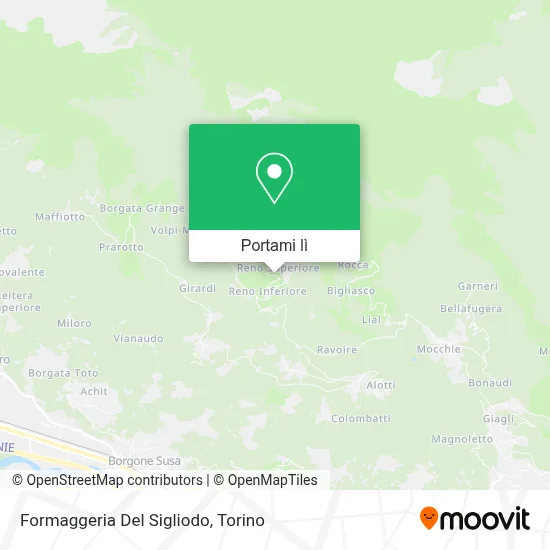 Mappa Formaggeria Del Sigliodo