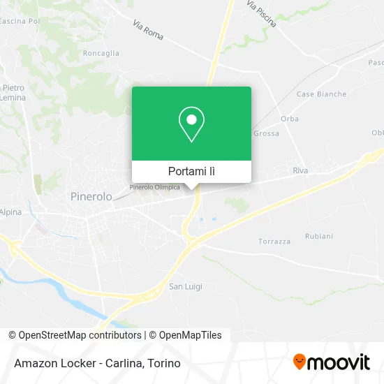 Mappa Amazon Locker - Carlina