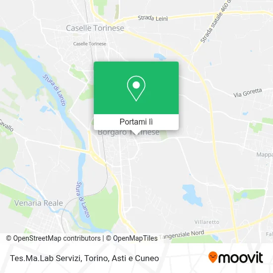 Mappa Tes.Ma.Lab Servizi