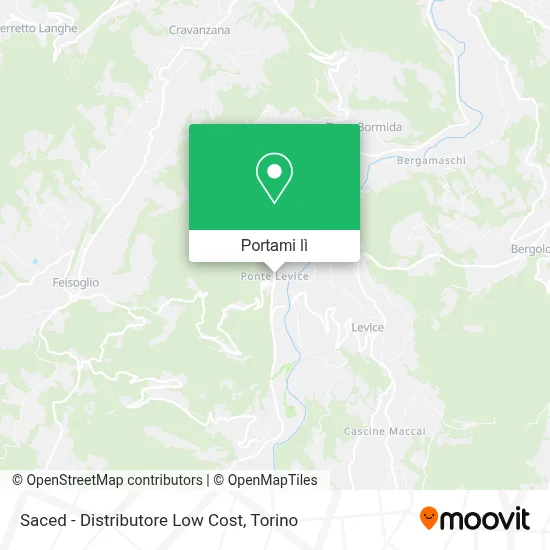 Mappa Saced - Distributore Low Cost