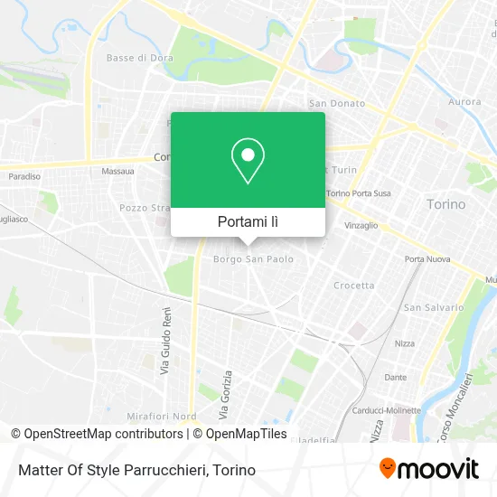 Mappa Matter Of Style Parrucchieri