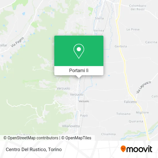 Mappa Centro Del Rustico