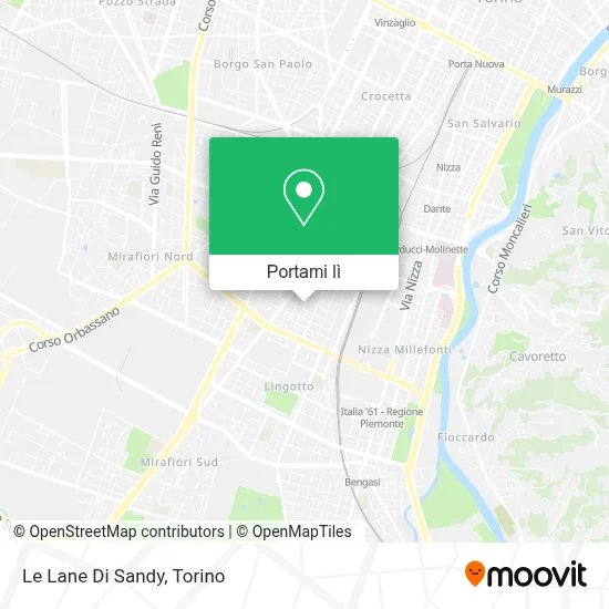 Mappa Le Lane Di Sandy