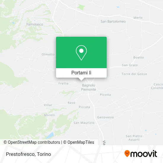 Mappa Prestofresco