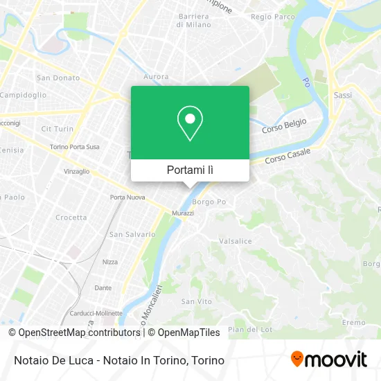 Mappa Notaio De Luca - Notaio In Torino