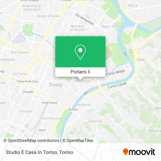 Mappa Studio E Casa In Torino