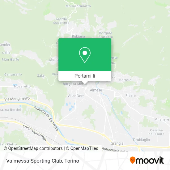 Mappa Valmessa Sporting Club