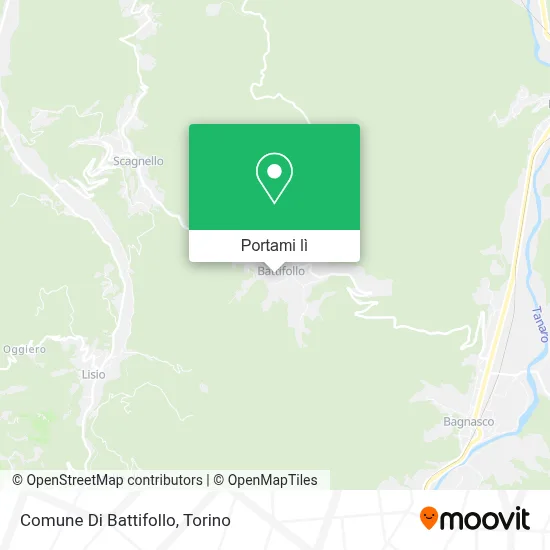 Mappa Comune Di Battifollo