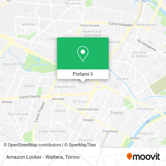 Mappa Amazon Locker - Waltera