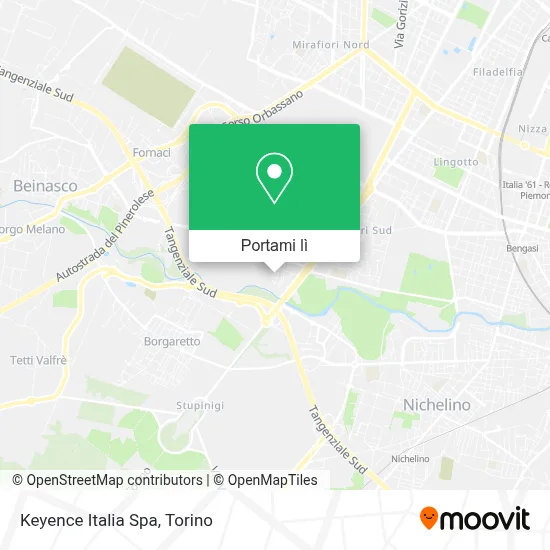 Mappa Keyence Italia Spa