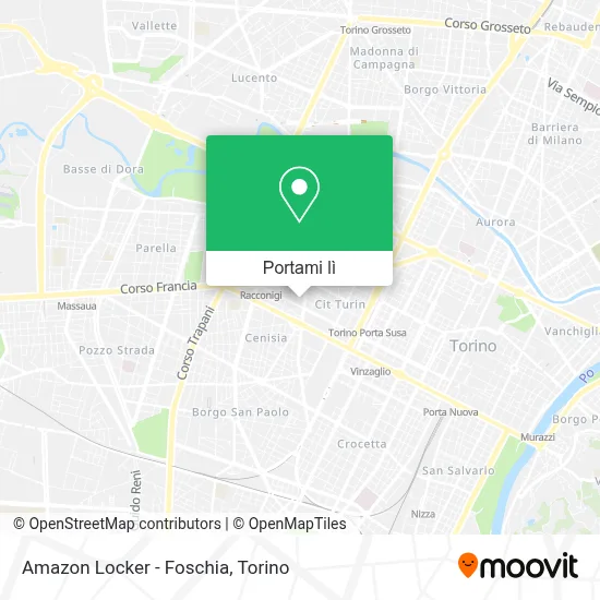 Mappa Amazon Locker - Foschia