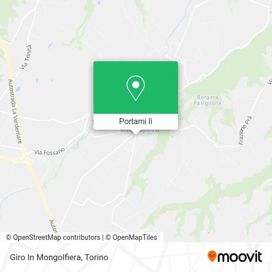 Mappa Giro In Mongolfiera