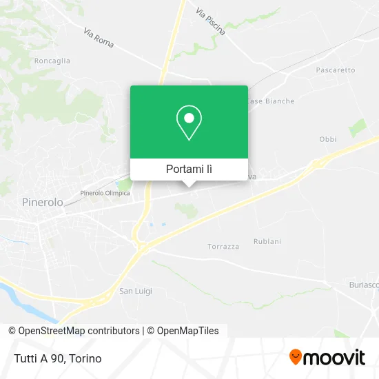 Mappa Tutti A 90