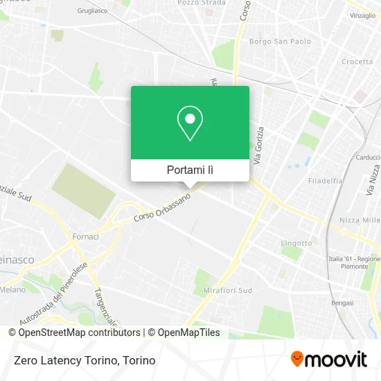 Mappa Zero Latency Torino