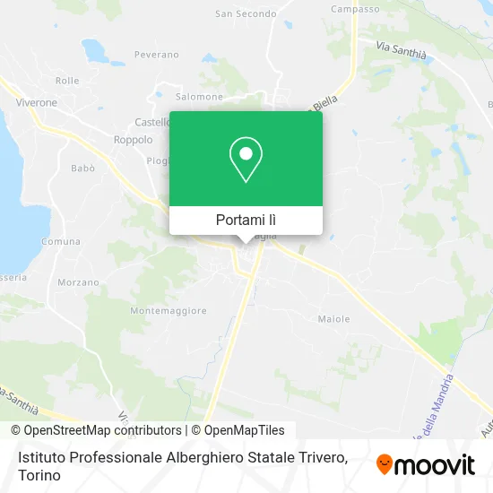 Mappa Istituto Professionale Alberghiero Statale Trivero