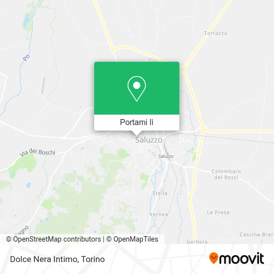 Mappa Dolce Nera Intimo