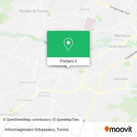 Mappa Informagiovani Orbassano