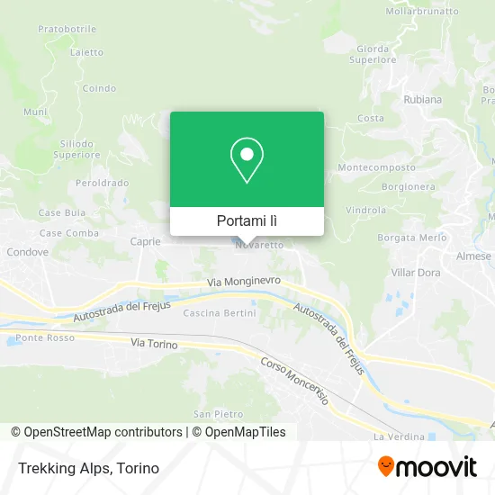Mappa Trekking Alps