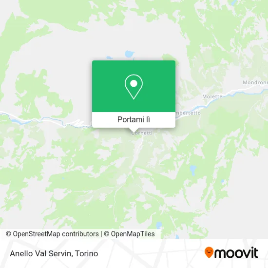 Mappa Anello Val Servin