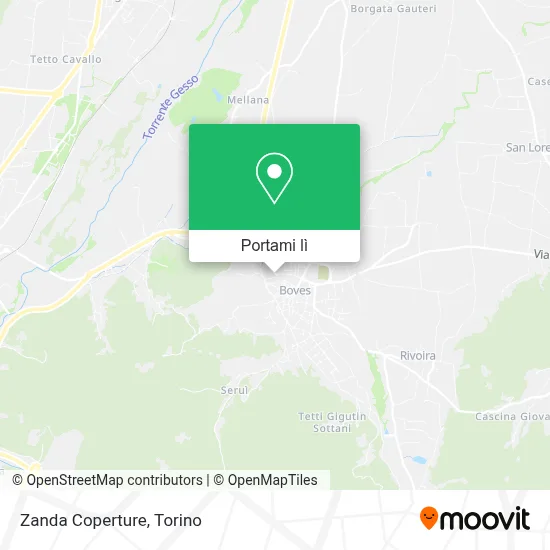 Mappa Zanda Coperture