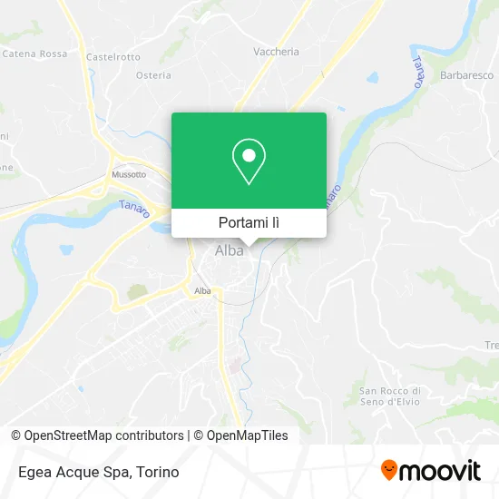 Mappa Egea Acque Spa