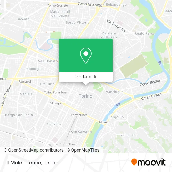 Mappa Il Mulo - Torino