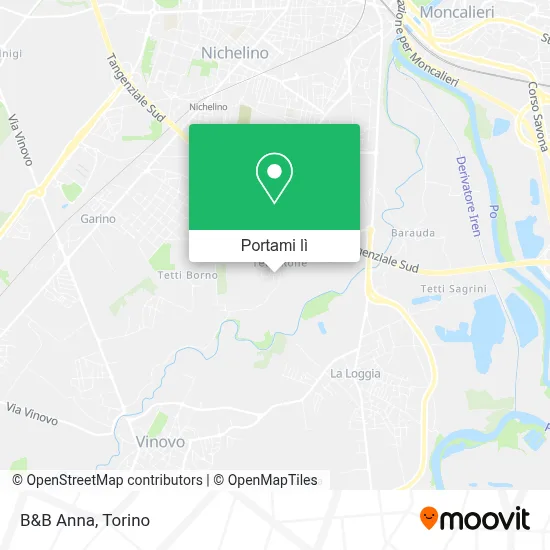Mappa B&B Anna