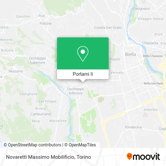 Mappa Novaretti Massimo Mobilificio