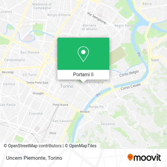 Mappa Uncem Piemonte