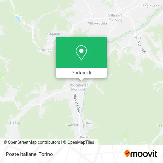Mappa Poste Italiane