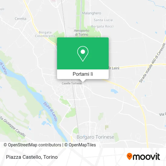 Mappa Piazza Castello