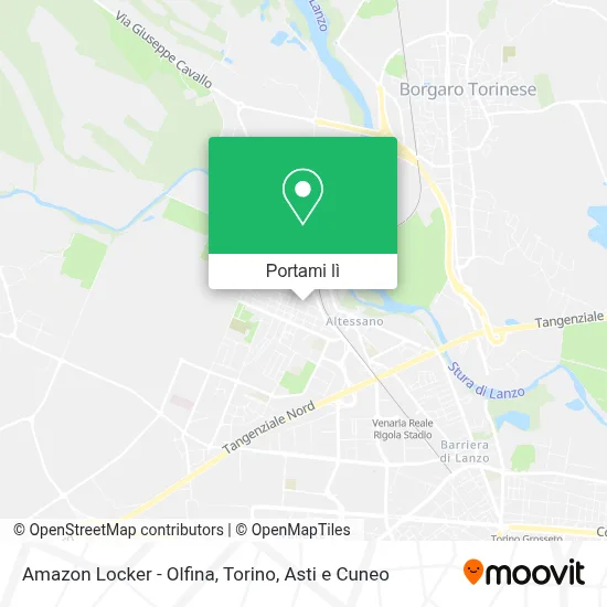 Mappa Amazon Locker - Olfina