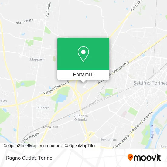 Mappa Ragno Outlet