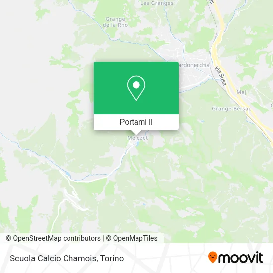 Mappa Scuola Calcio Chamois
