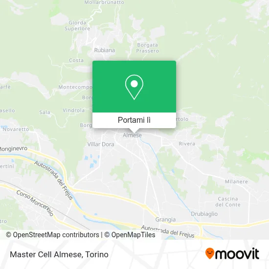 Mappa Master Cell Almese