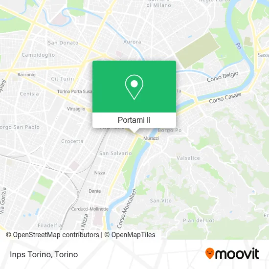 Mappa Inps Torino