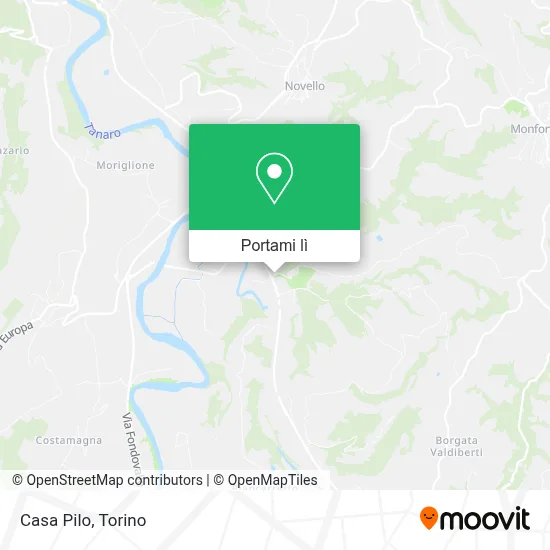 Mappa Casa Pilo