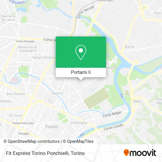 Mappa Fit Express Torino Ponchielli