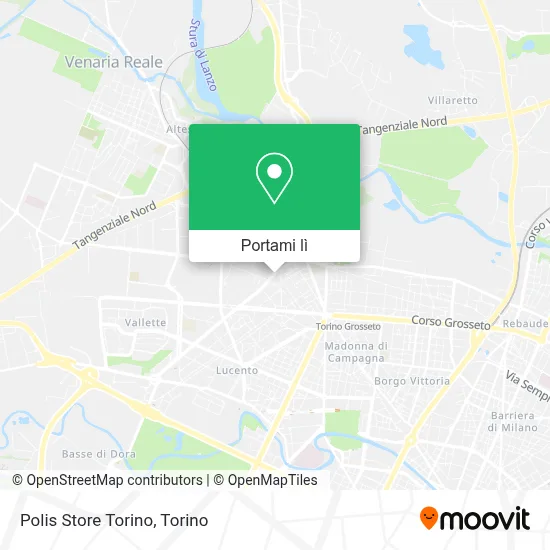Mappa Polis Store Torino