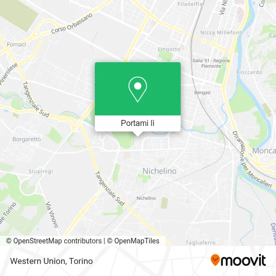 Mappa Western Union