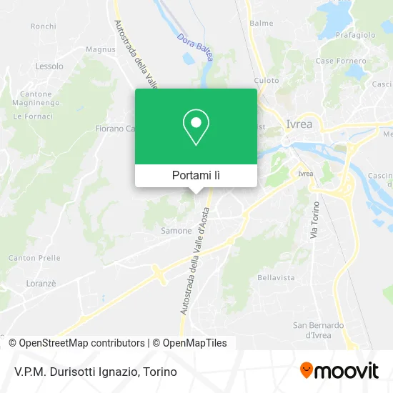 Mappa V.P.M. Durisotti Ignazio