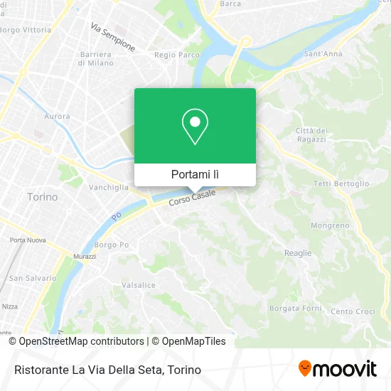 Mappa Ristorante La Via Della Seta