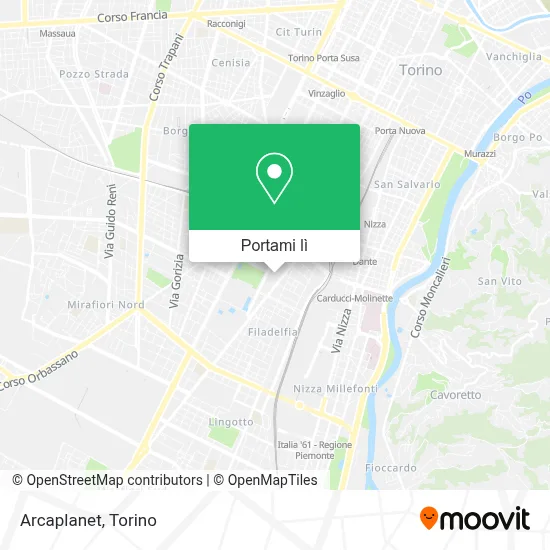 Mappa Arcaplanet