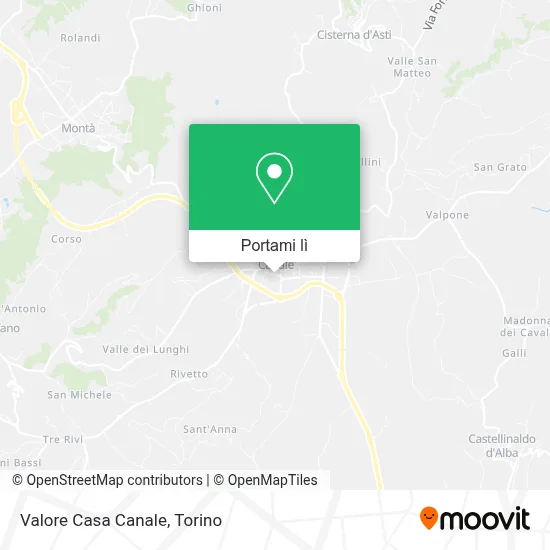 Mappa Valore Casa Canale