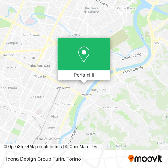 Mappa Icona Design Group Turin