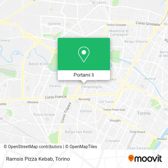 Mappa Ramsis Pizza Kebab