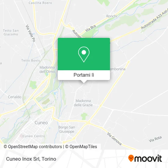 Mappa Cuneo Inox Srl