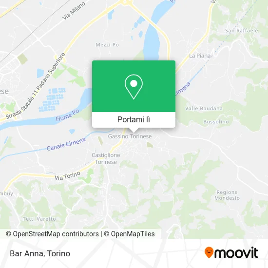 Mappa Bar Anna